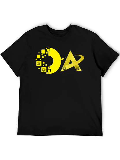 Stylish Black Graphic Tee - DASON