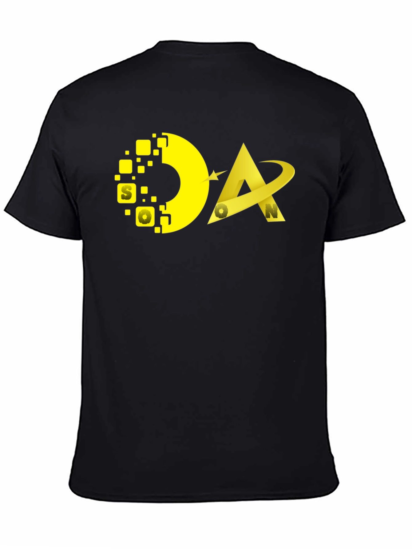 Stylish Black Graphic Tee - DASON