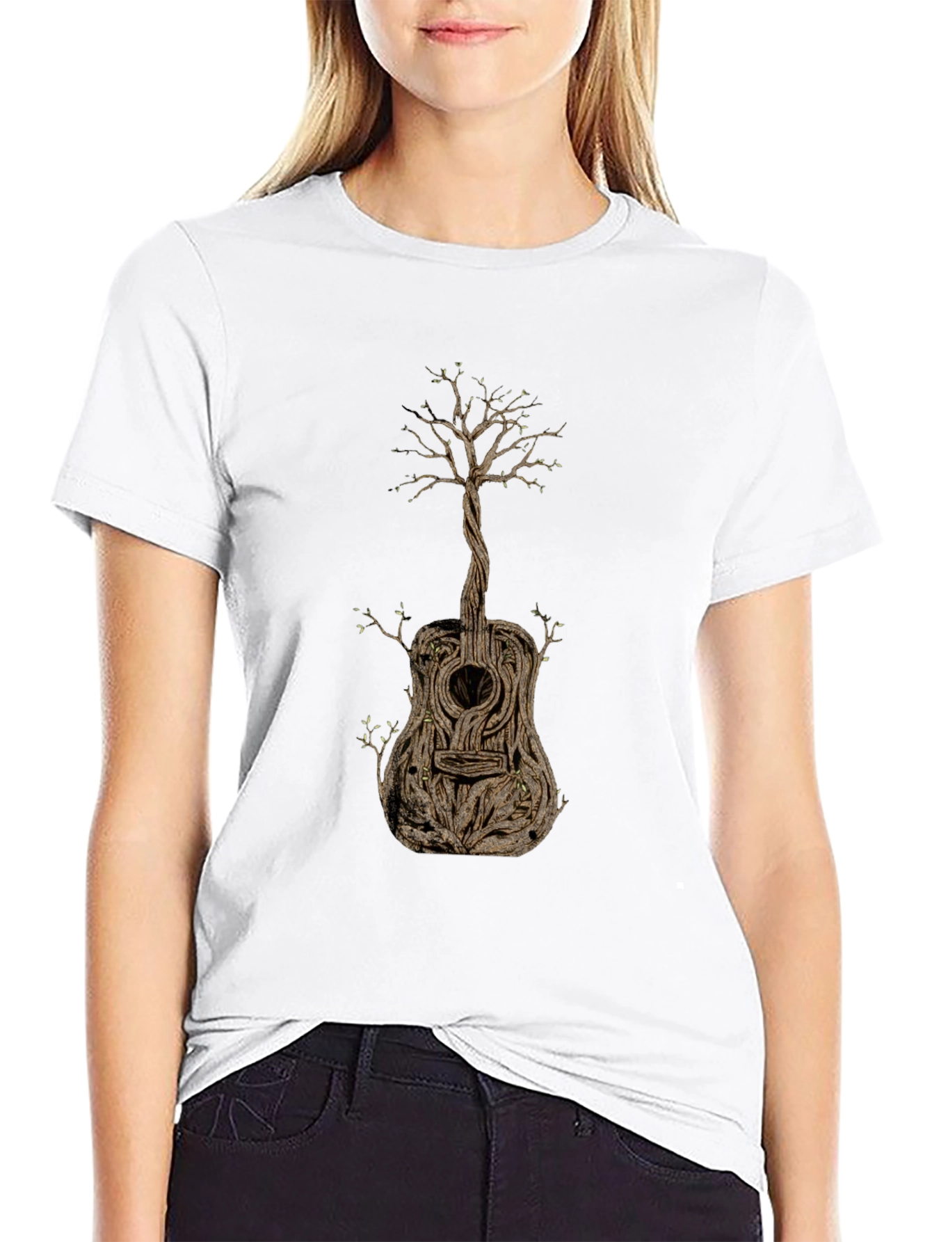 Guitar Tree Graphic T-Shirt - Music Lovers Tee