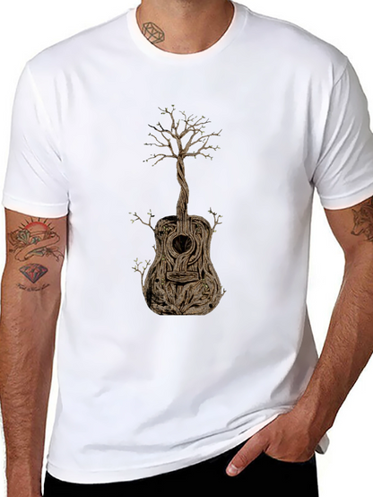 Guitar Tree Graphic T-Shirt - Music Lovers Tee