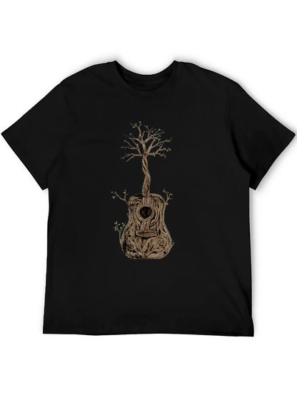 Guitar Tree Graphic T-Shirt - Music Lovers Tee