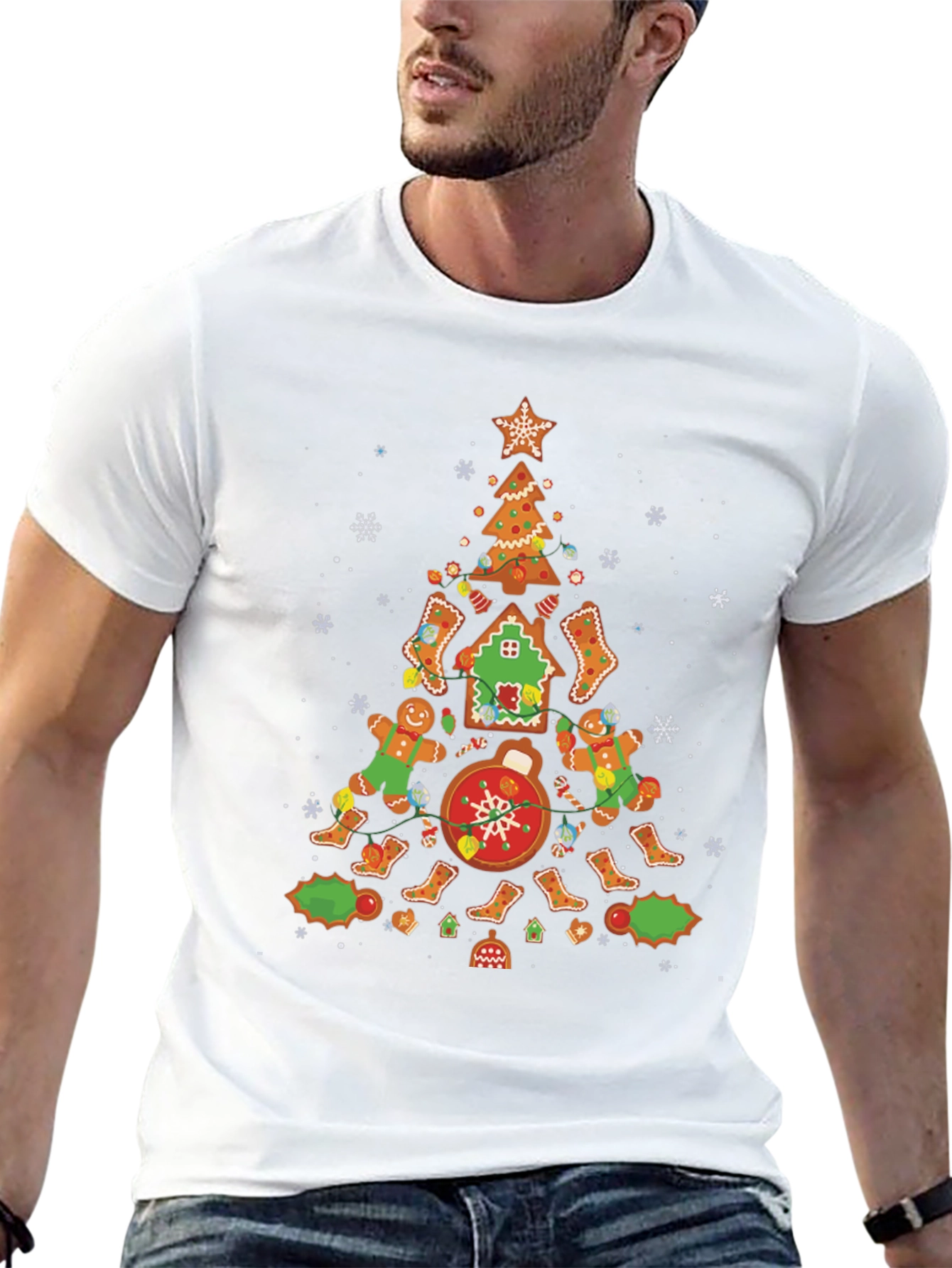 Gingerbread Christmas Tree T-Shirt