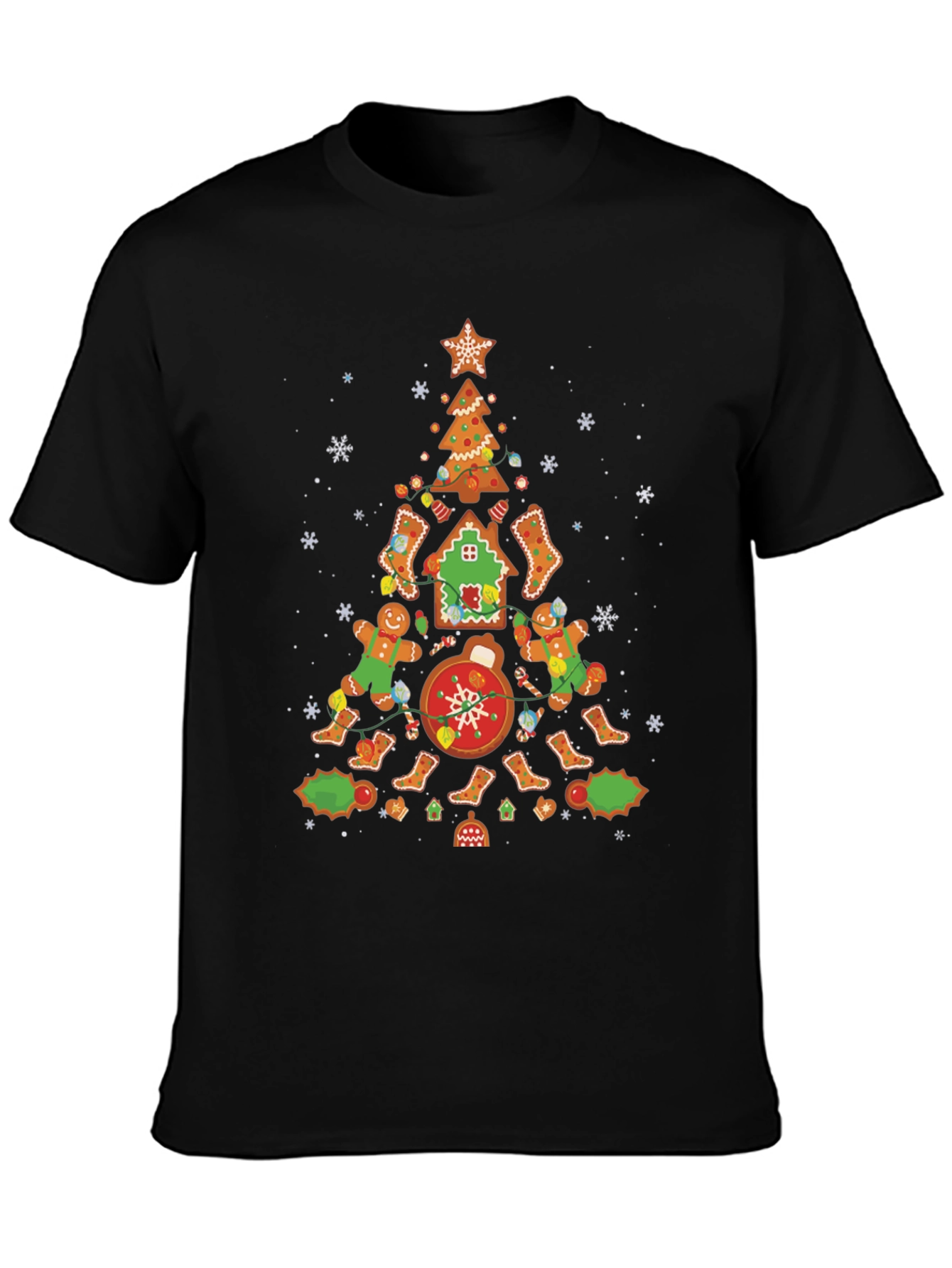 Gingerbread Christmas Tree T-Shirt