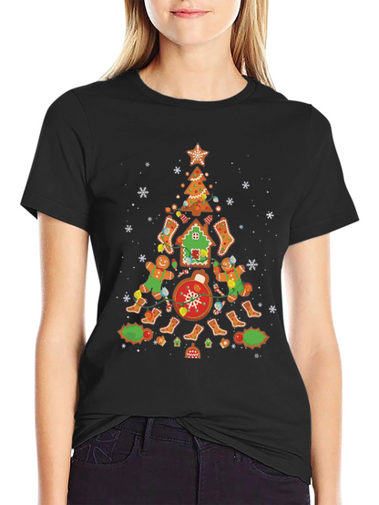 Gingerbread Christmas Tree T-Shirt
