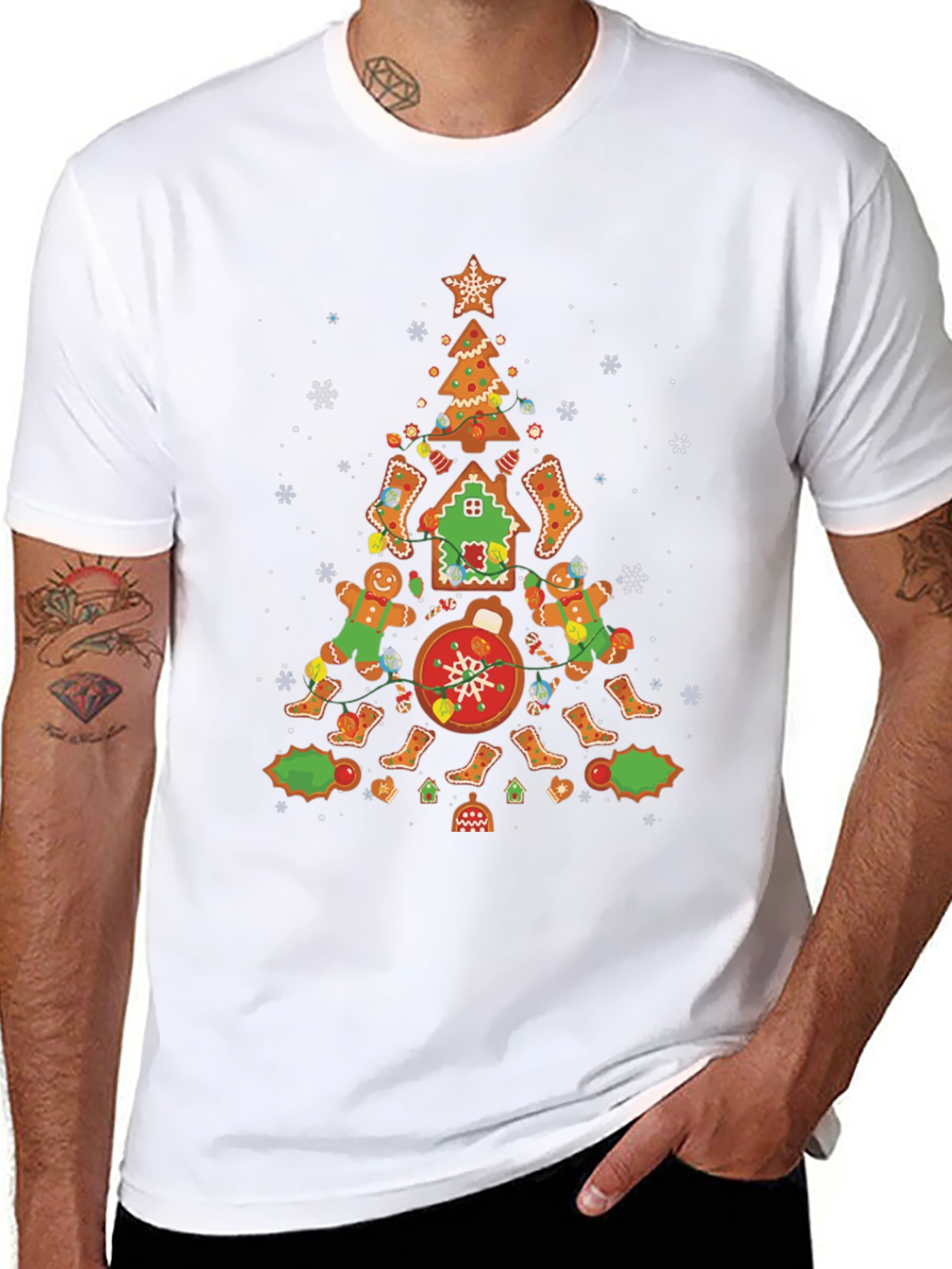 Gingerbread Christmas Tree T-Shirt
