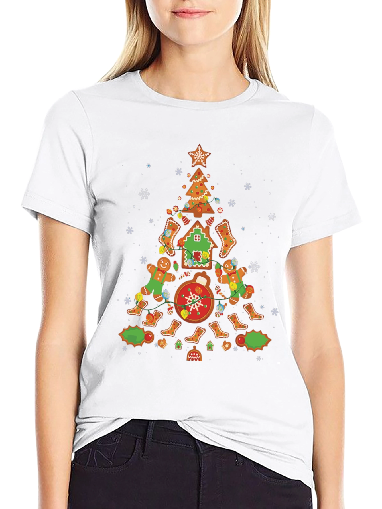 Gingerbread Christmas Tree T-Shirt