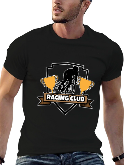 Racing Club T-Shirt - Cyclist Design