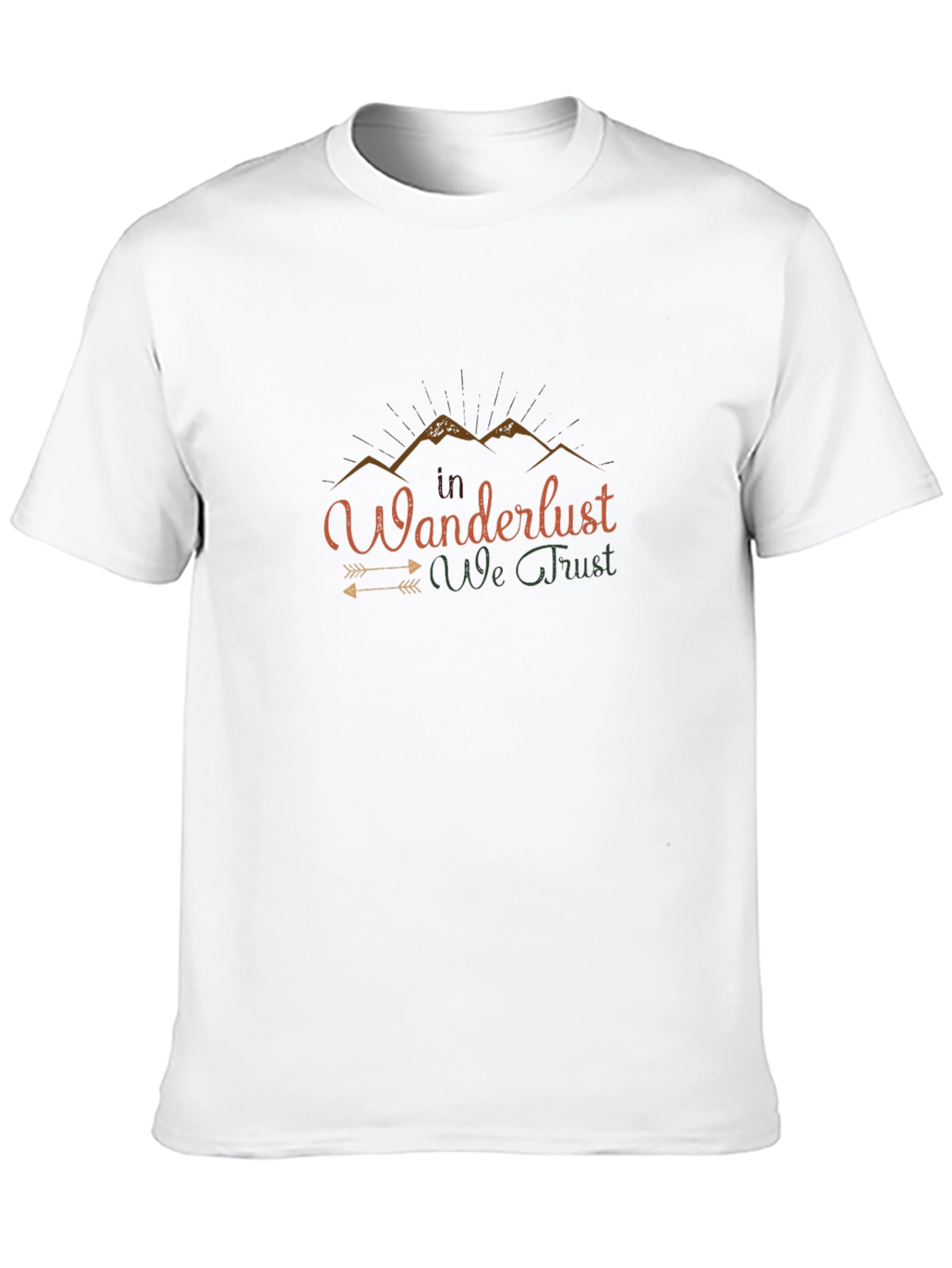 Wanderlust Graphic Tee - Black Short Sleeve