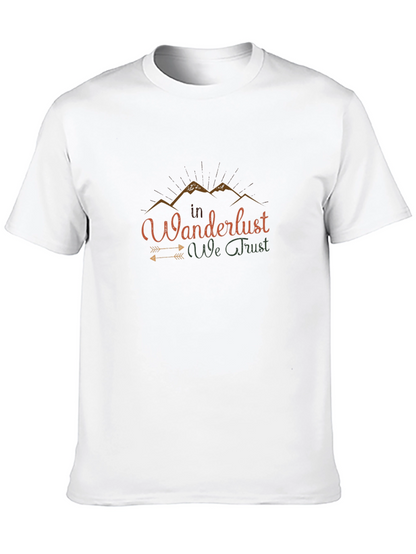 Wanderlust Graphic Tee - Black Short Sleeve