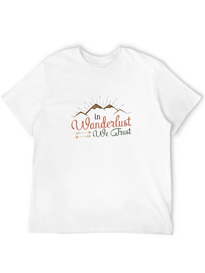 Wanderlust Graphic Tee - Black Short Sleeve