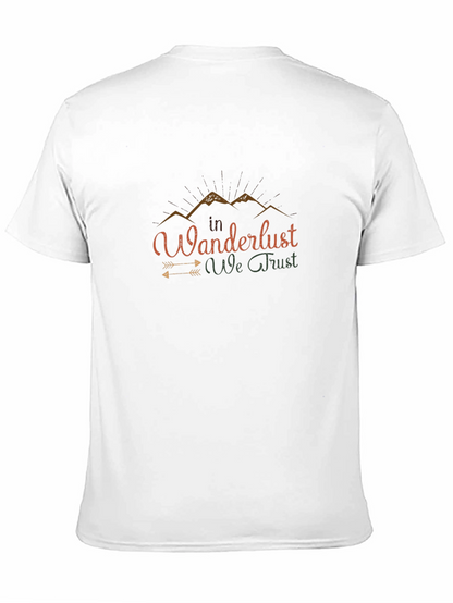 Wanderlust Graphic Tee - Black Short Sleeve