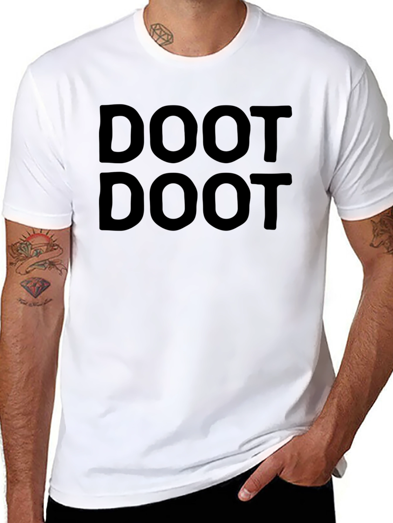 Doot Doot Graphic T-Shirt - Funny Meme Tee