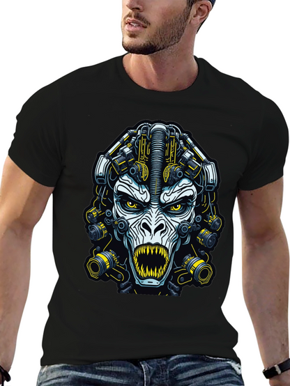 Cyberpunk Ape Graphic T-Shirt