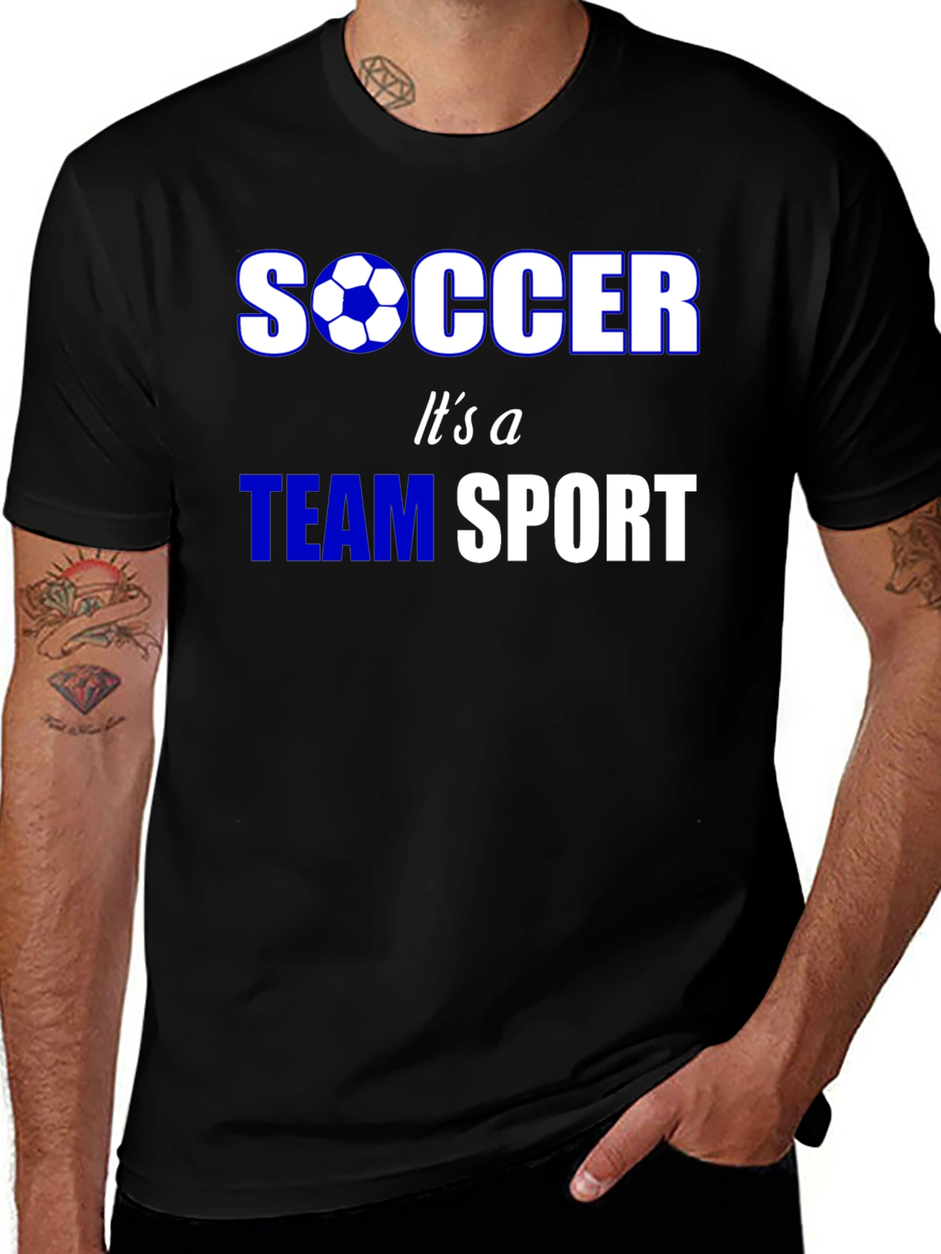 Soccer Team Sport T-Shirt Graphic Tee