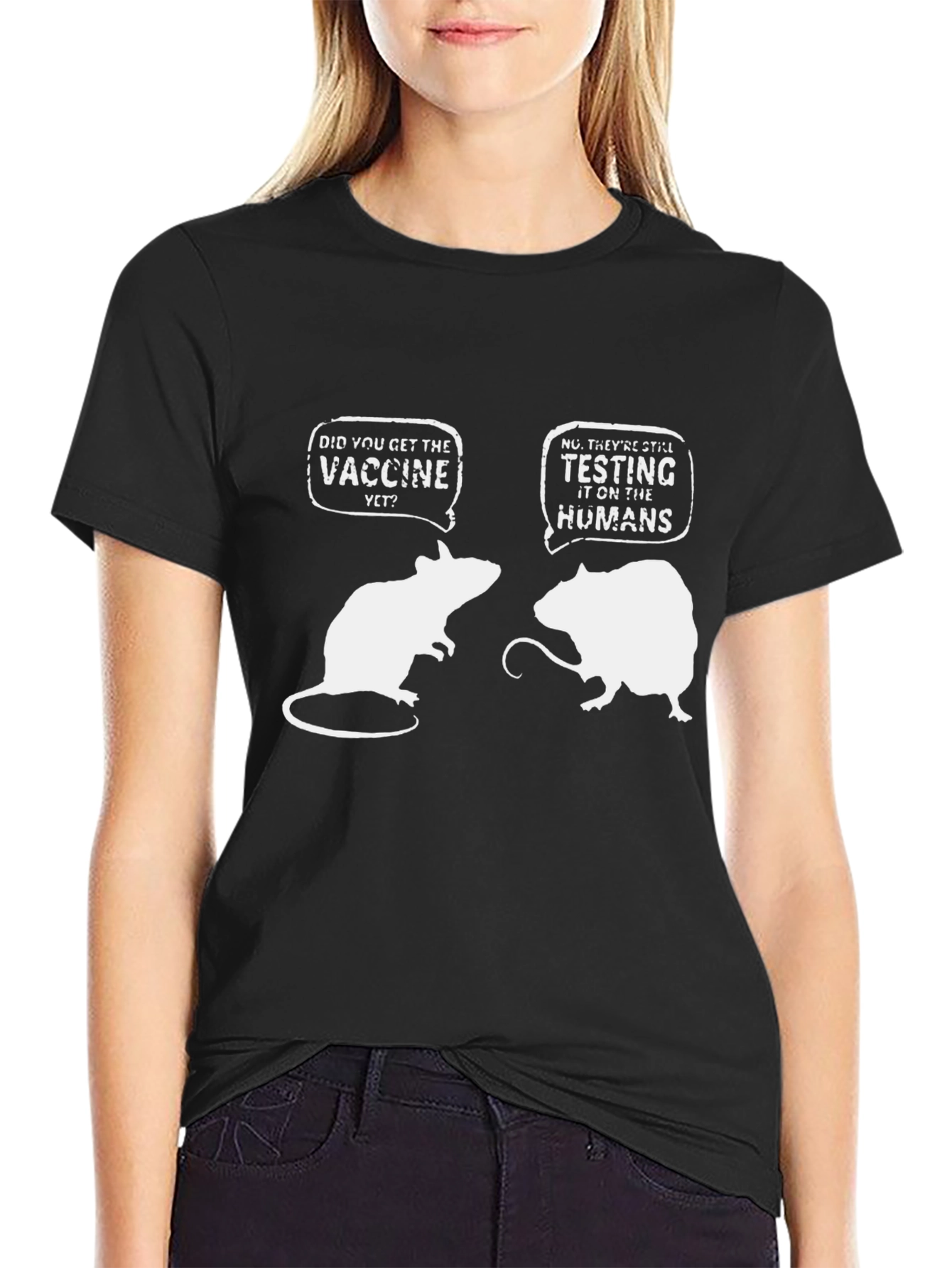 Funny Vaccine T-Shirt: Lab Rat Humor Tee