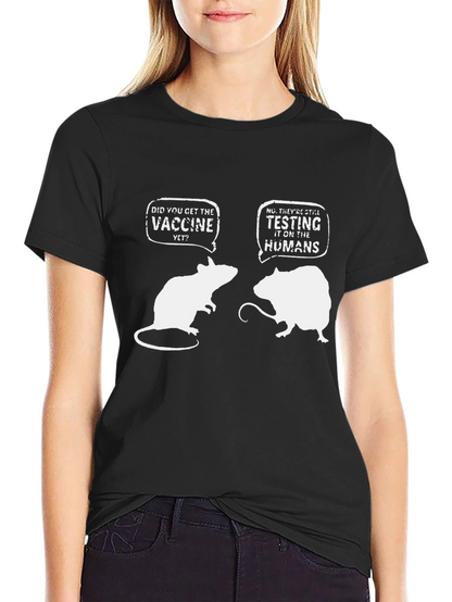 Funny Vaccine T-Shirt: Lab Rat Humor Tee