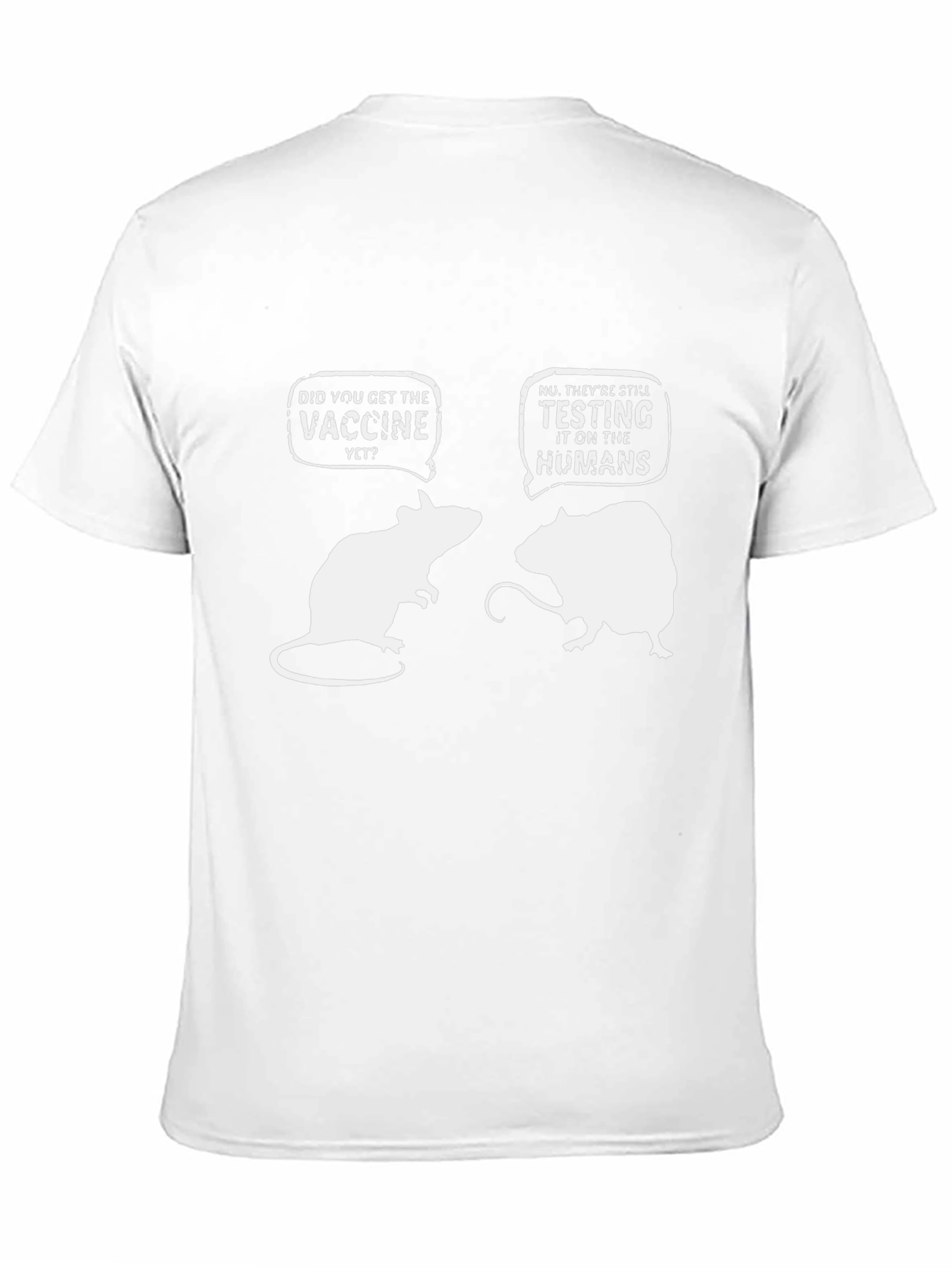 Funny Vaccine T-Shirt: Lab Rat Humor Tee