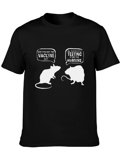 Funny Vaccine T-Shirt: Lab Rat Humor Tee