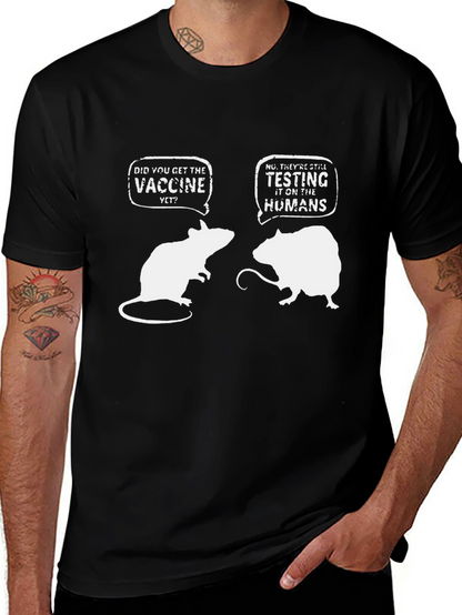 Funny Vaccine T-Shirt: Lab Rat Humor Tee