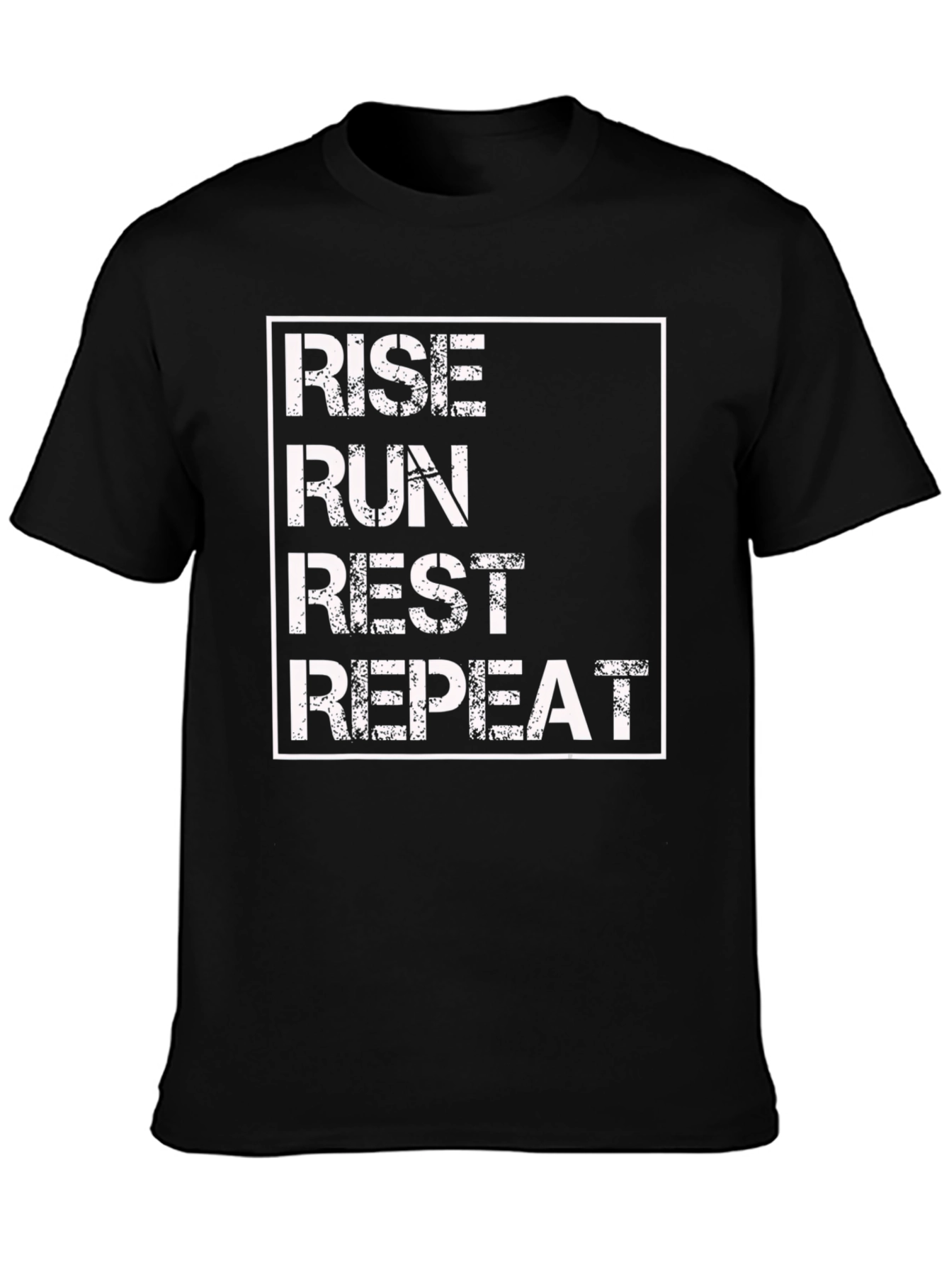 Rise Run Rest Repeat Graphic Tee