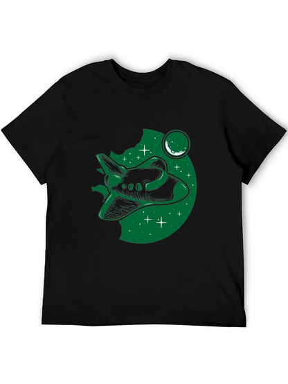 Space Shuttle Graphic T-Shirt - Black