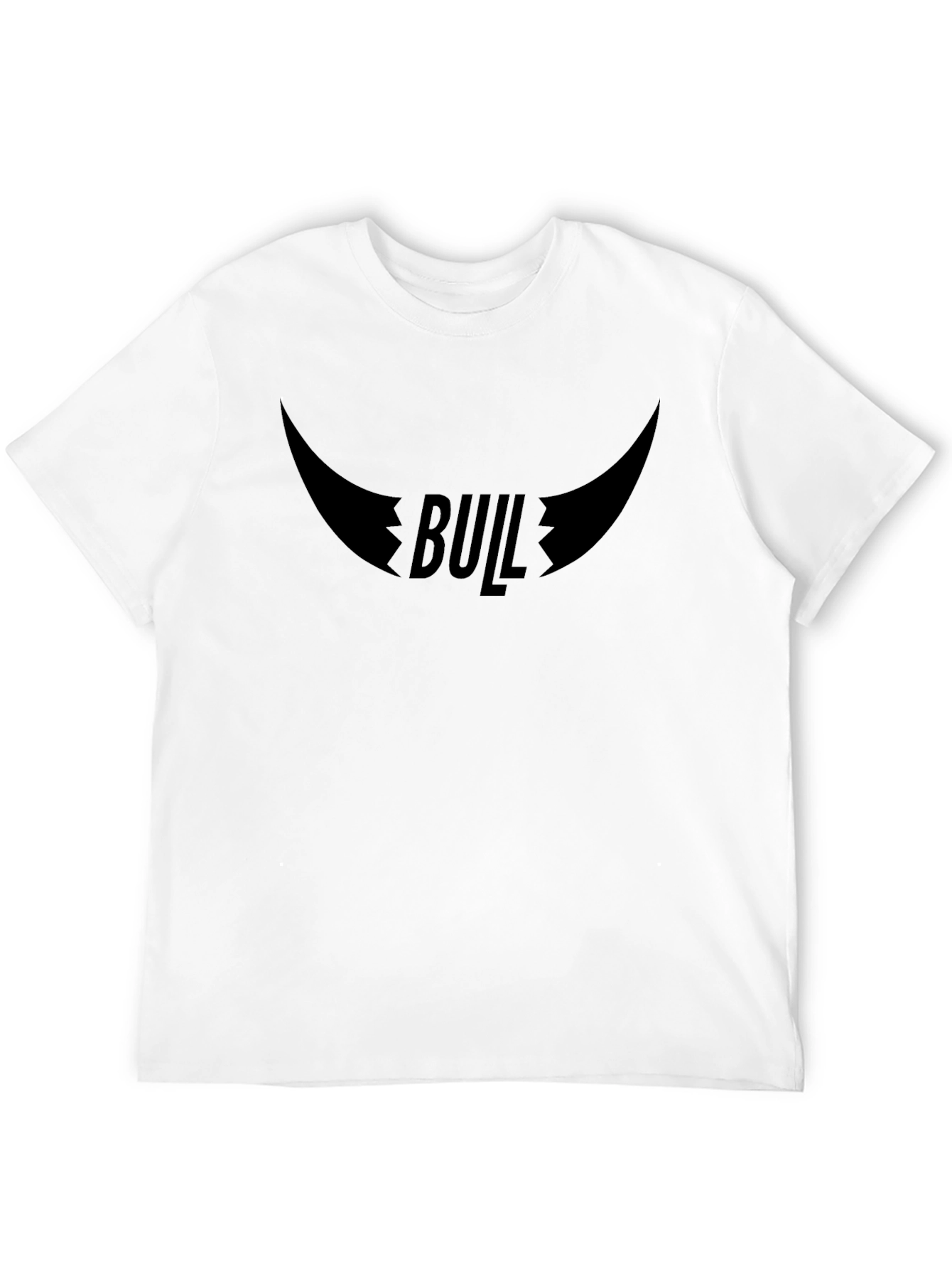 Bull Horn Graphic Black T-Shirt