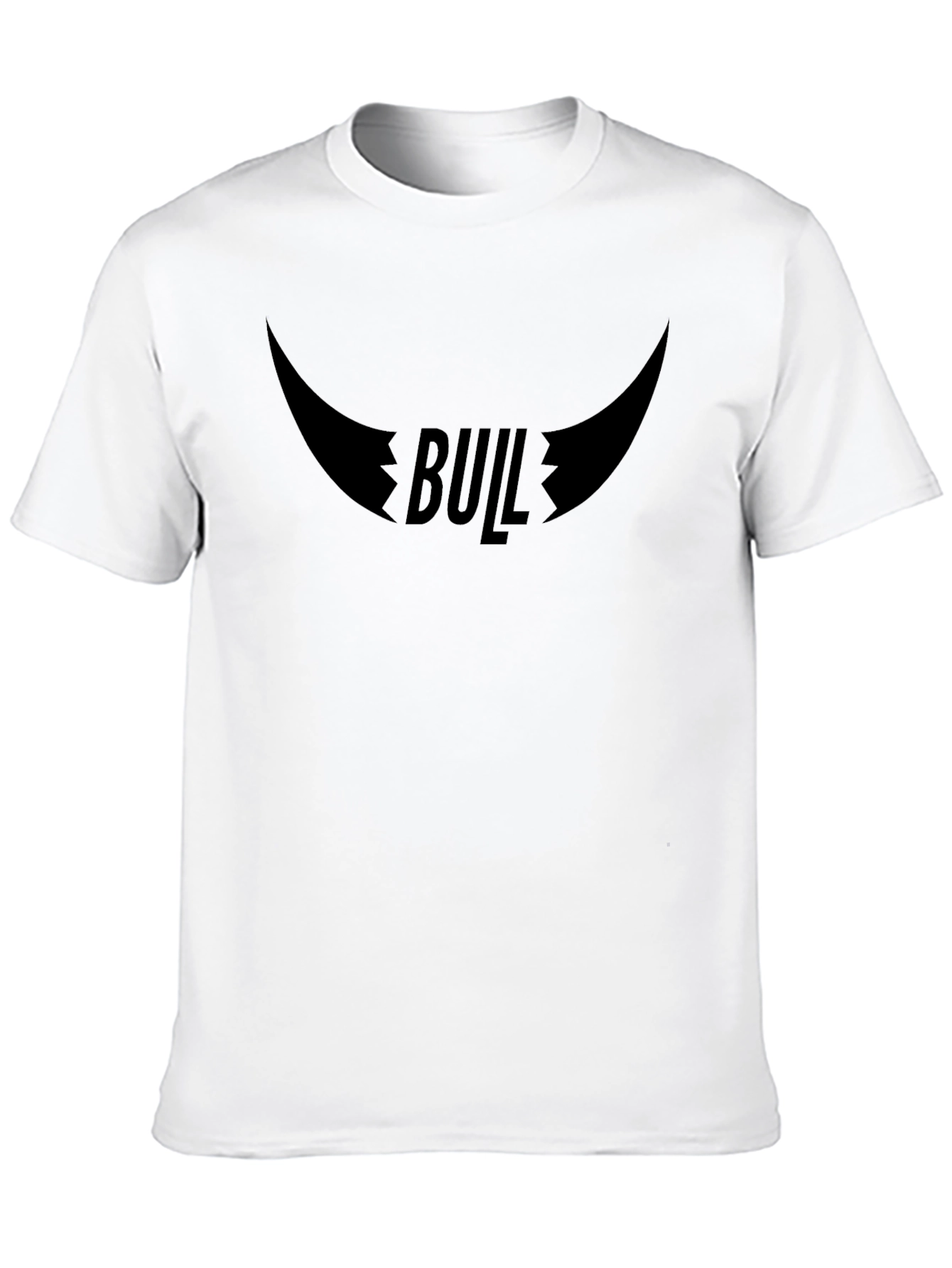 Bull Horn Graphic Black T-Shirt