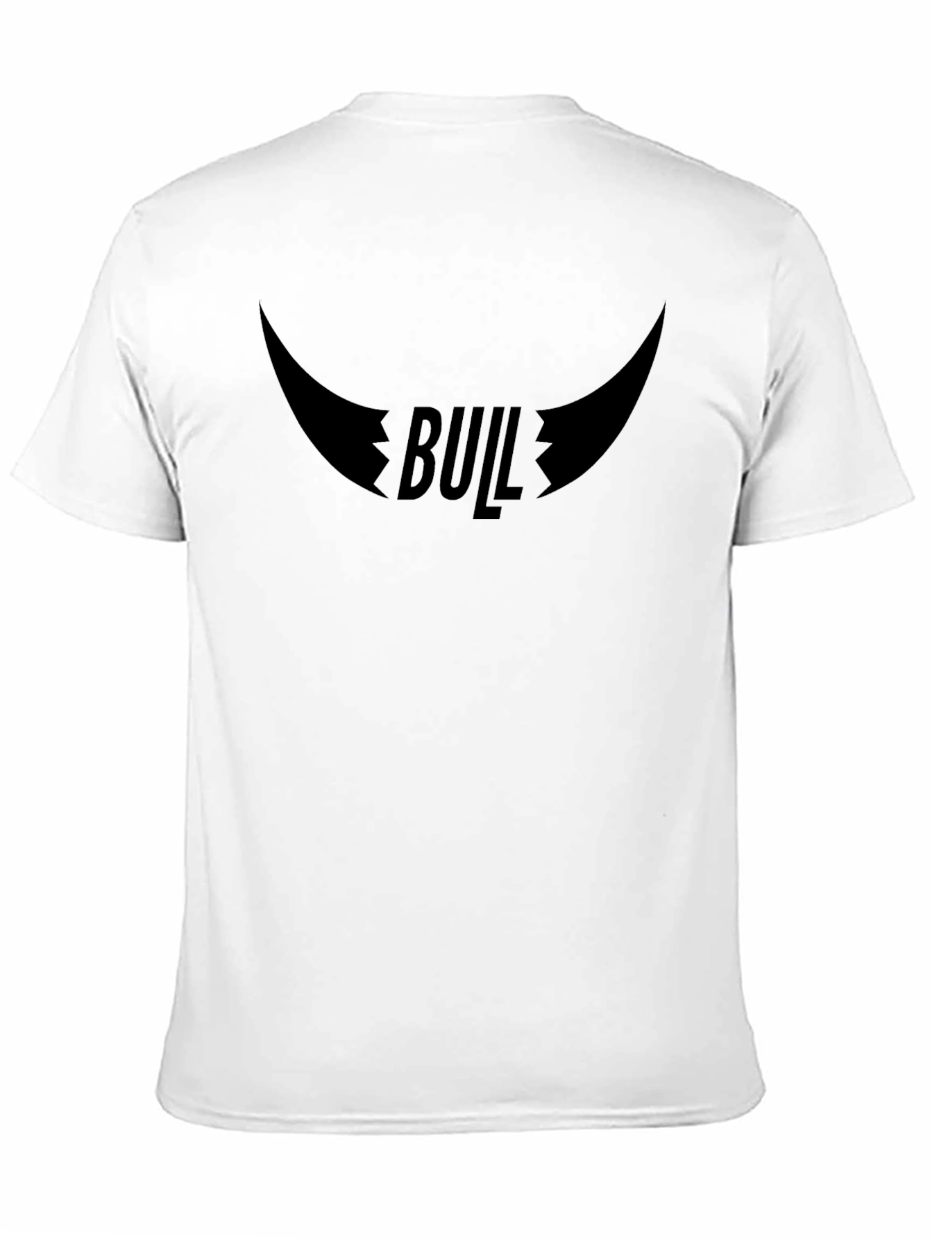 Bull Horn Graphic Black T-Shirt