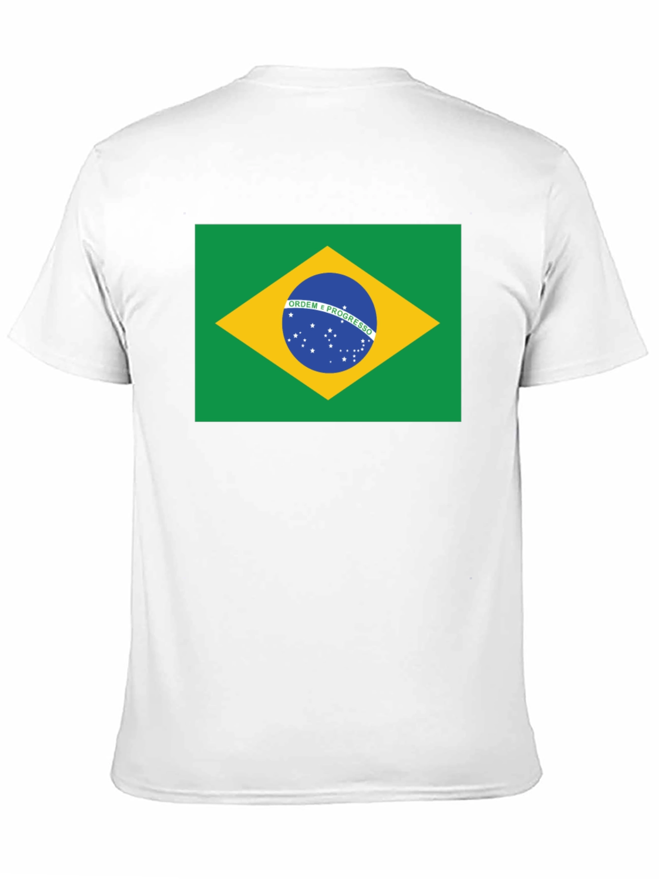 Brazil Flag Graphic T-Shirt - Black