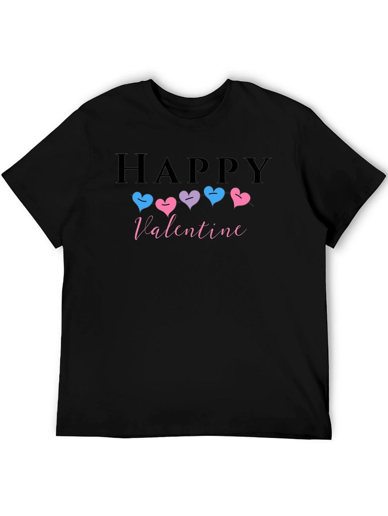 Happy Valentine T-shirt with Heart Design