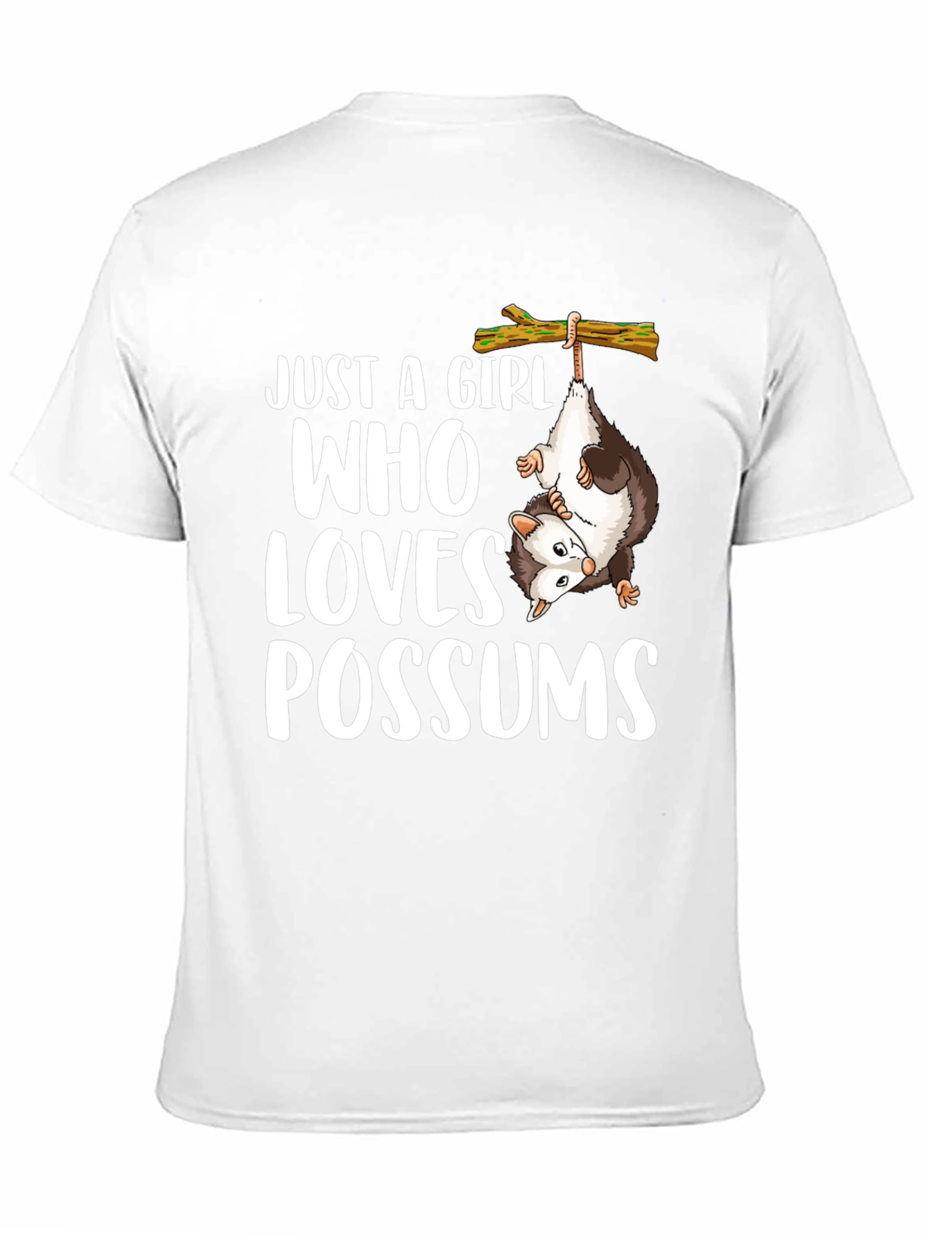 Just a Girl Who Loves Possums Graphic Tee