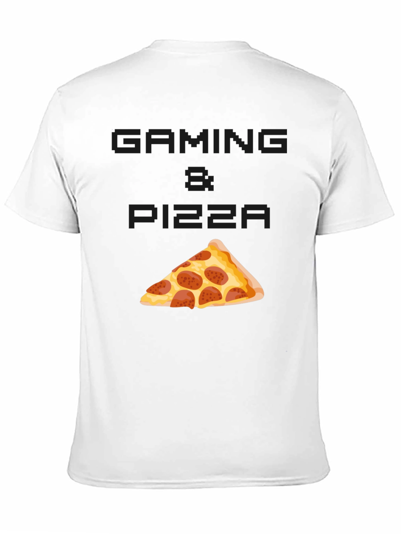 Gaming & Pizza Graphic T-Shirt