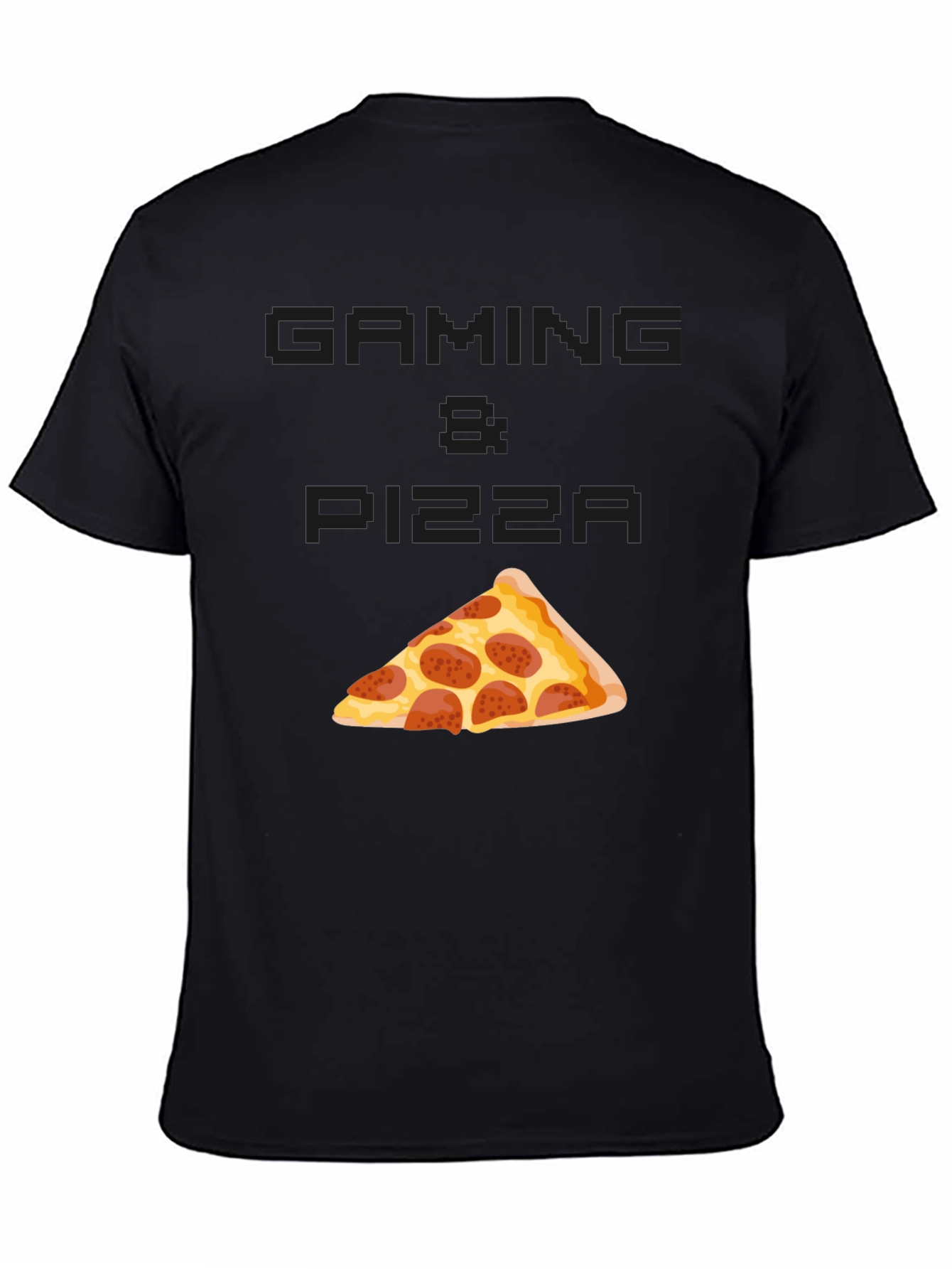 Gaming & Pizza Graphic T-Shirt