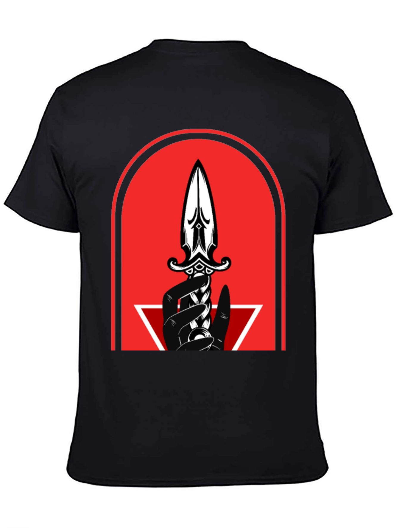 Dagger Graphic Tee - Mens Black T-Shirt