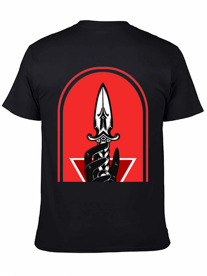 Dagger Graphic Tee - Mens Black T-Shirt