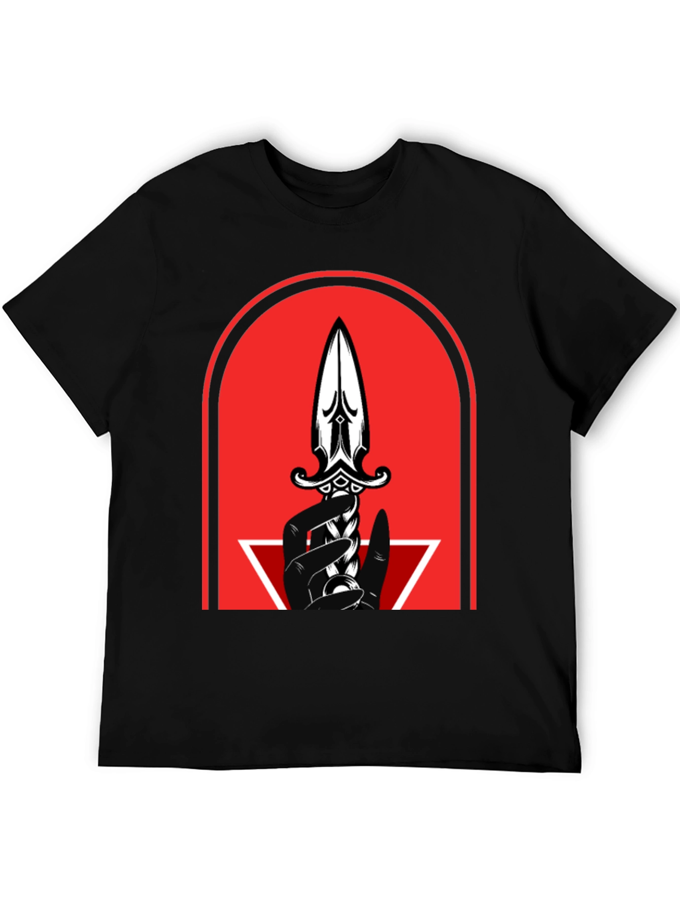 Dagger Graphic Tee - Mens Black T-Shirt