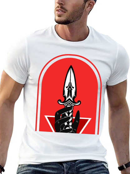 Dagger Graphic Tee - Mens Black T-Shirt