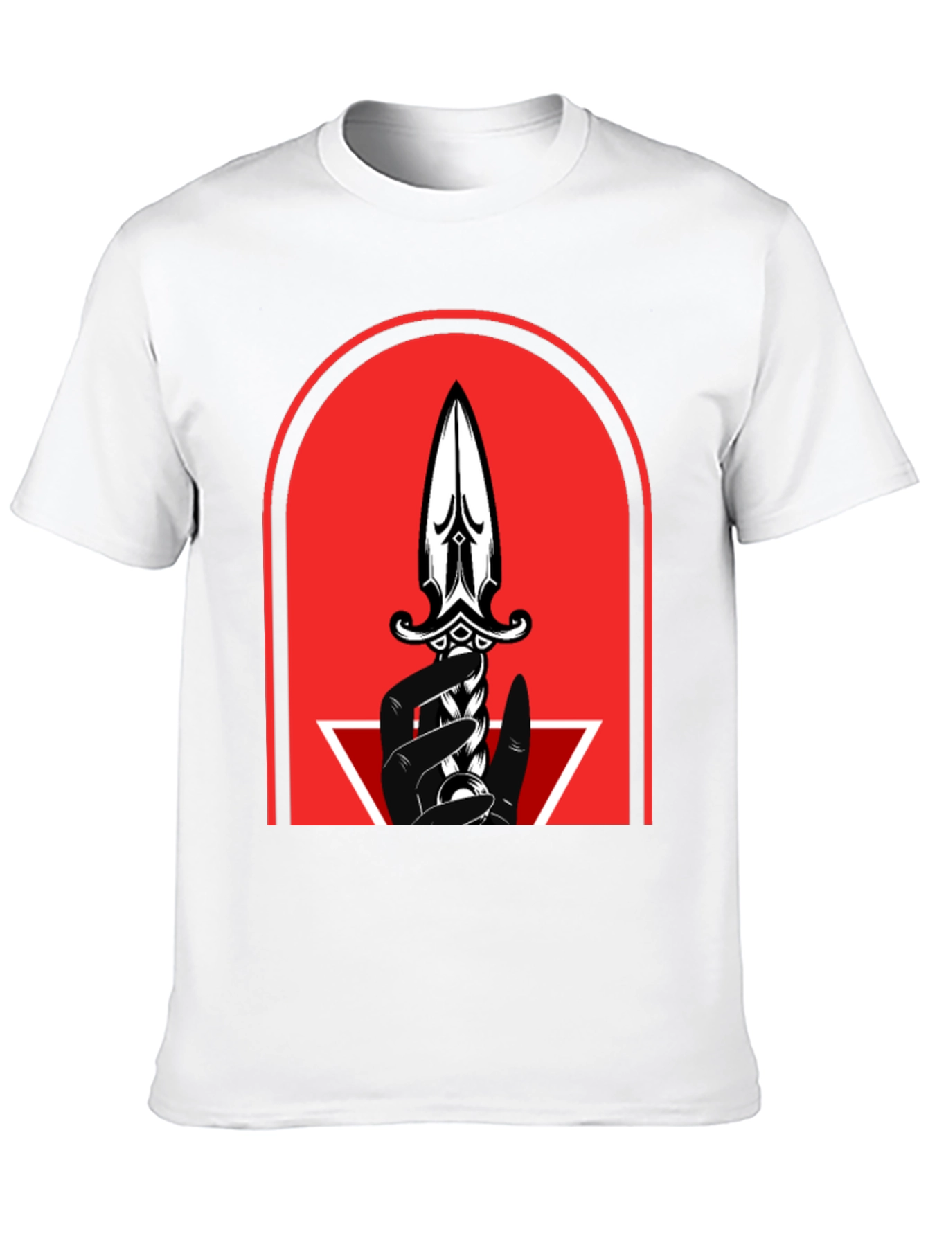 Dagger Graphic Tee - Mens Black T-Shirt