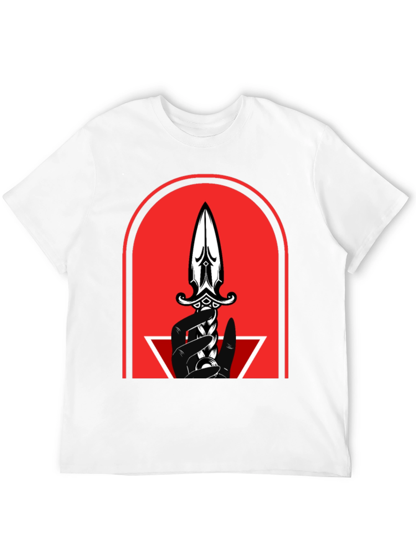 Dagger Graphic Tee - Mens Black T-Shirt