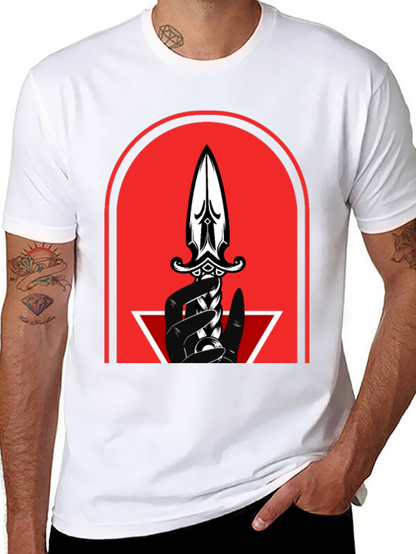 Dagger Graphic Tee - Mens Black T-Shirt