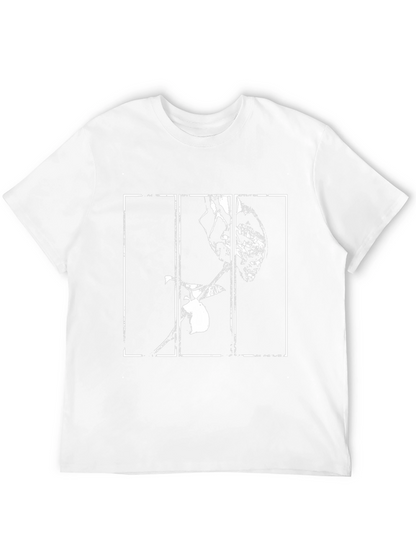 Black Rose Print Graphic T-Shirt