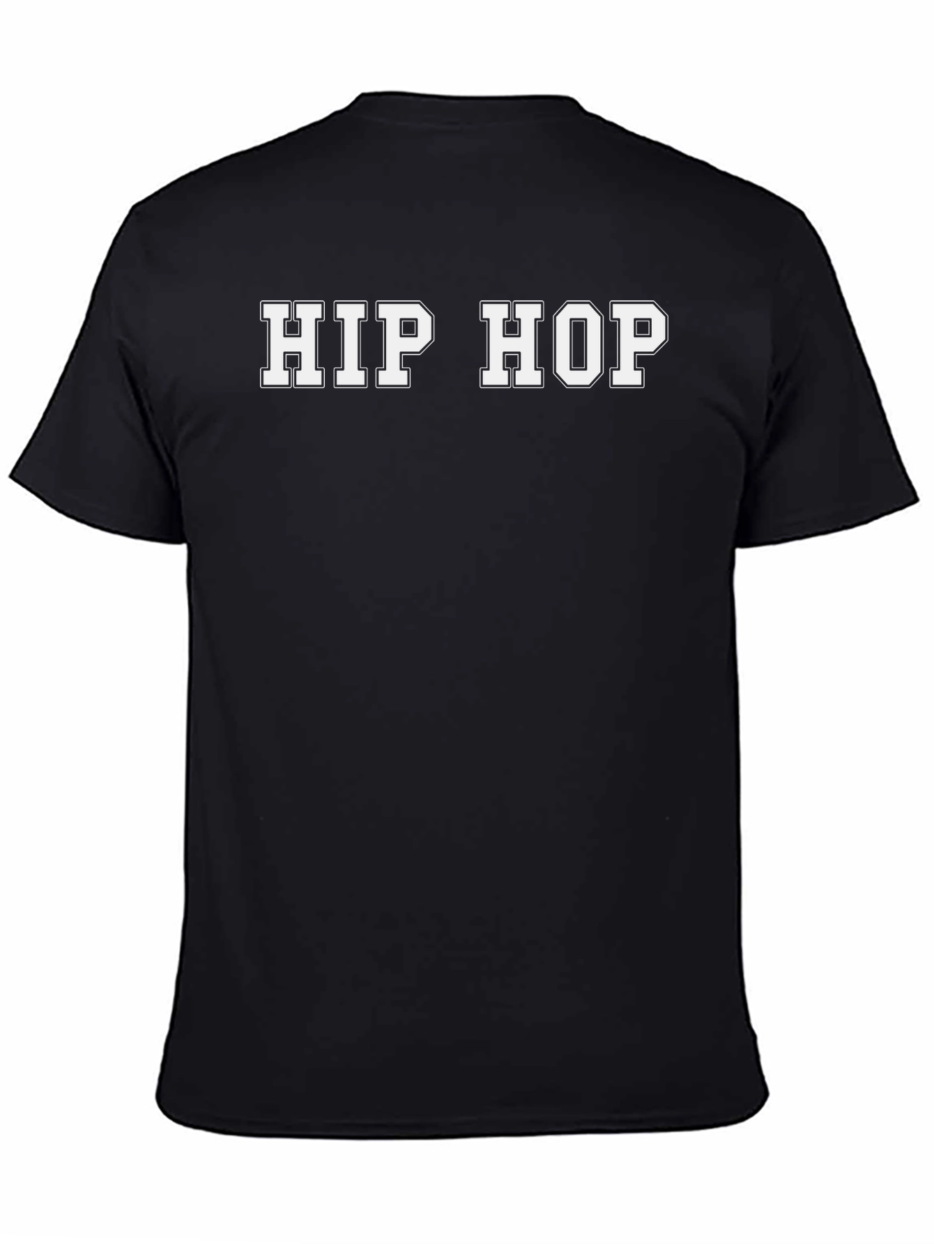 Mens Hip Hop Graphic Tee - Black