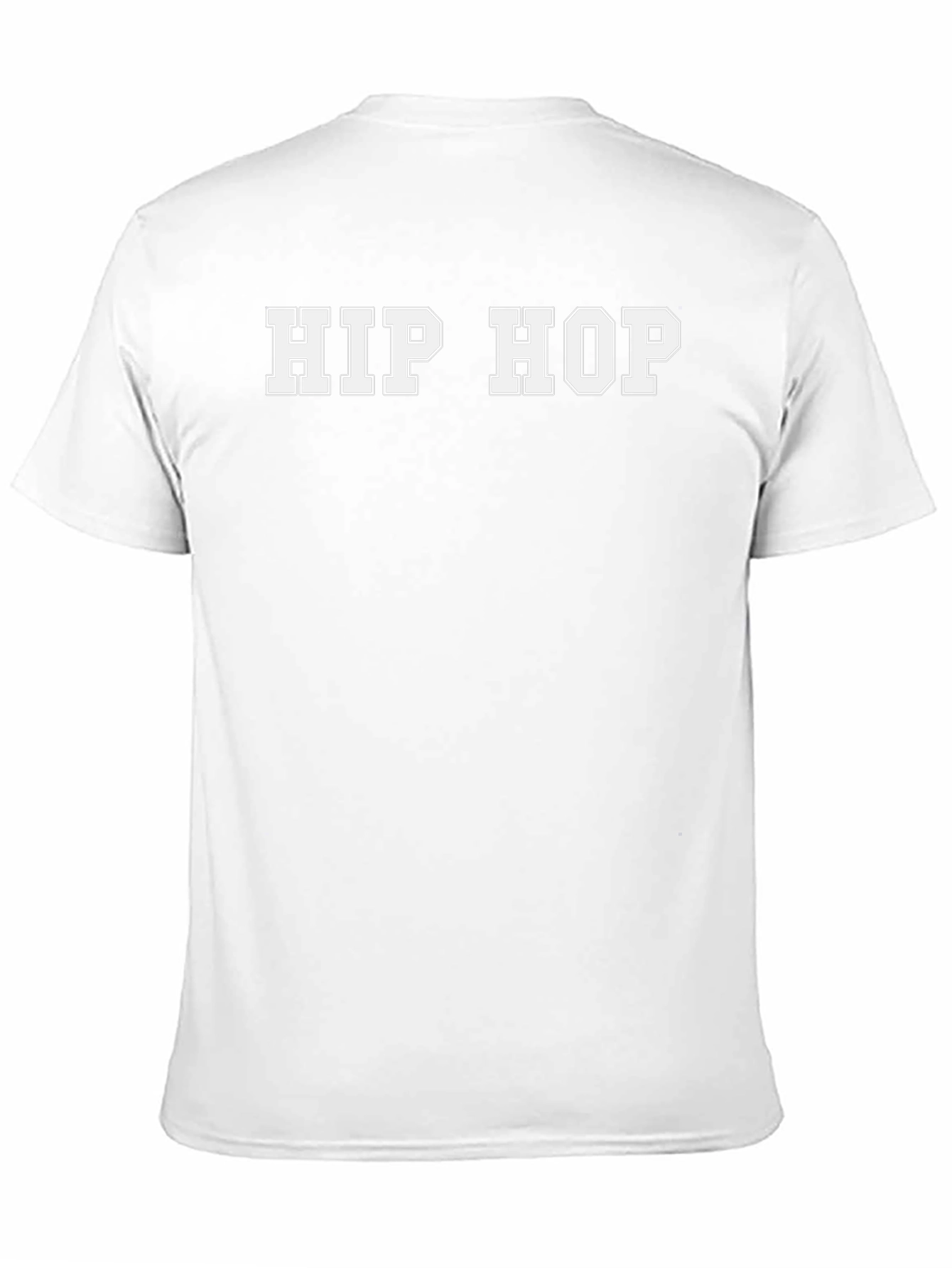 Mens Hip Hop Graphic Tee - Black