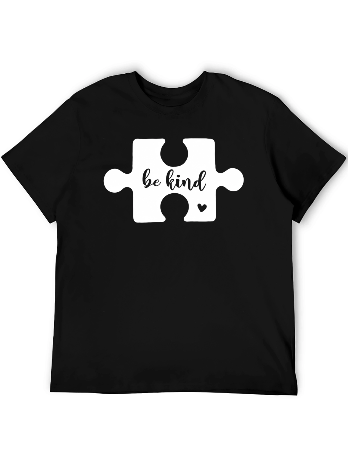 Be Kind Puzzle Piece Tee - Autism Awareness Shirt