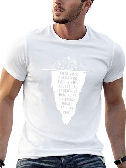 Success Iceberg Graphic T-Shirt - Black