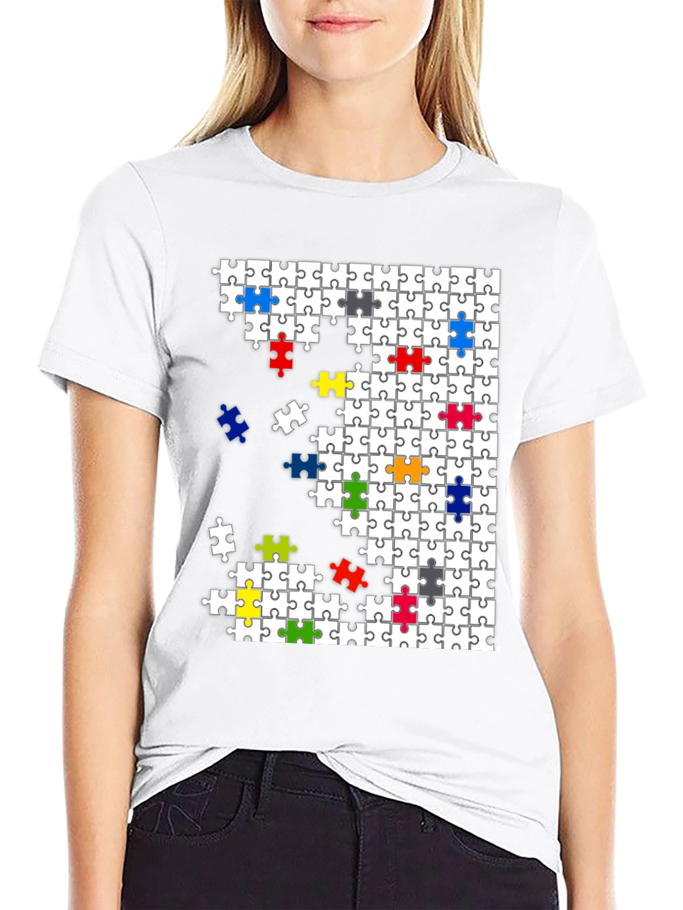 Autism Awareness Puzzle Piece T-Shirt