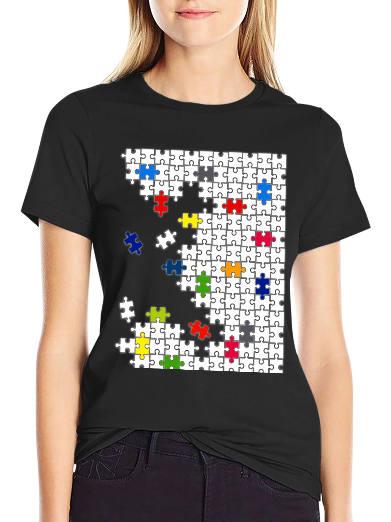 Autism Awareness Puzzle Piece T-Shirt