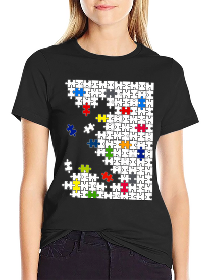 Autism Awareness Puzzle Piece T-Shirt