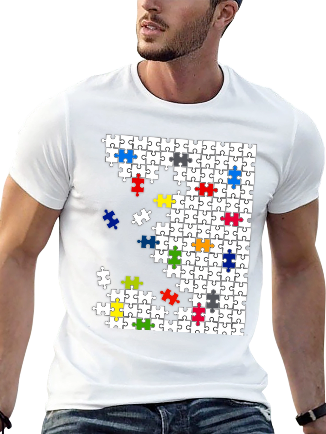 Autism Awareness Puzzle Piece T-Shirt
