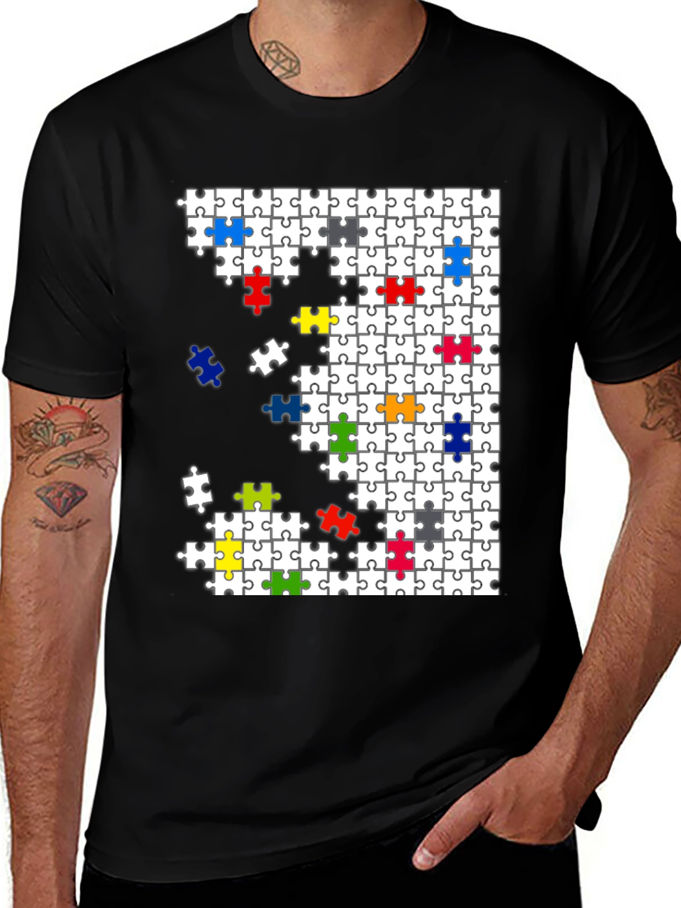 Autism Awareness Puzzle Piece T-Shirt